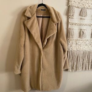 ❤️SOLD❤️ SHEIN CURVE TEDDY JACKET (3X)